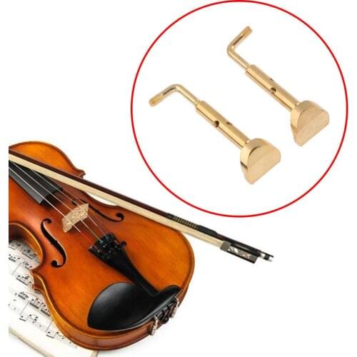 Chin Rest Clamp Chinrest Screws Violin Adjustable Musical Enjoyable Instrument Supplies for 3/4 4/4 Violin Parts