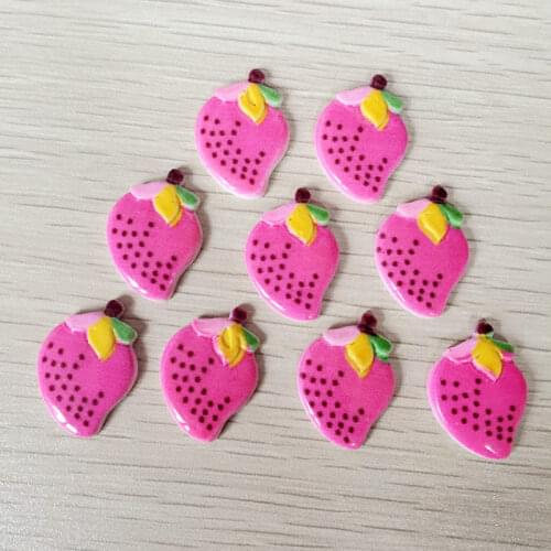 20pcs 20 mm cartoon simulation fruit orange resin handicraft scrapbook Diy Christmas candy decorations -A732