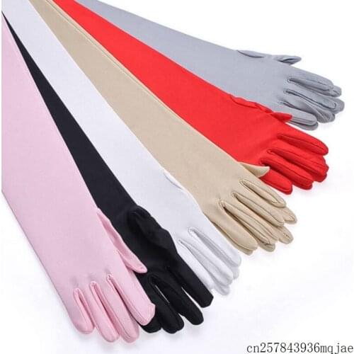 200pairs Wedding Bridal Gloves Satin Wedding Gloves For Cosplay Accessories Prom Party