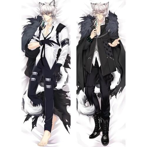 2021-May update Anime Arknights Lappland Dusk SilverAsh Otaku Dakimakura Body Pillow Cover Case Hugging Body Pillowcase