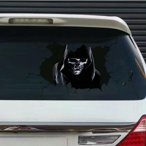 Car Horror Skull Sticker Wall Floor Sticker for SEAT Leon FR Cupra Ibiza Altea Exeo Formula SC Racing Arona Ateca Cordoba