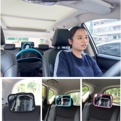 Adjustable Baby Car Wide Rear View Mirror Auto Spiegel Child Seat Rearview Mirrors Headrest Kids Safety Monitor