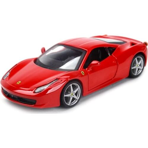 Bburago 1:32 458 Italia Sports Car Static Simulation Die Cast Vehicles Collectible Model Car Toys