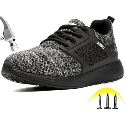 Safety Shoes Men Women Lightweight Steel Toe Puncture Proof Insulated Outdoor Casual Soft Boots Work Shoes Plus size 36-48