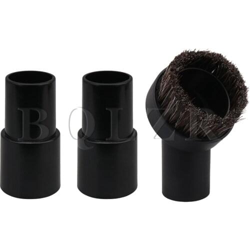 BQLZR 2x 35-32mm Hose Adapter & 32mm Round Dust Brush Tool for Vacuum Cleaner