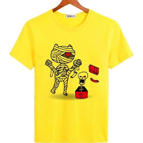 BGtomato cheap sale lovely cartoon skull t shirts mens original brand 100% good quality comfortable cool summer shirts