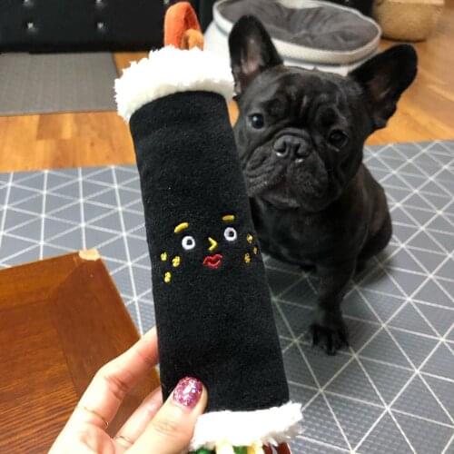 Ins Hot Korean Kimbab Dog Plush Toy Plush Food Dog Toy With Funny Sound Omurice Cat Puppy Chew Interactive Toys