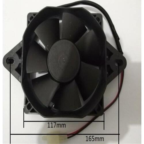 ATVS ATV UTV 4X4 250CC 200CC 150CC 12V fan RADIATOR COOLPNG parts go kart karting quad motorcycle dirt pit bike cooled engine