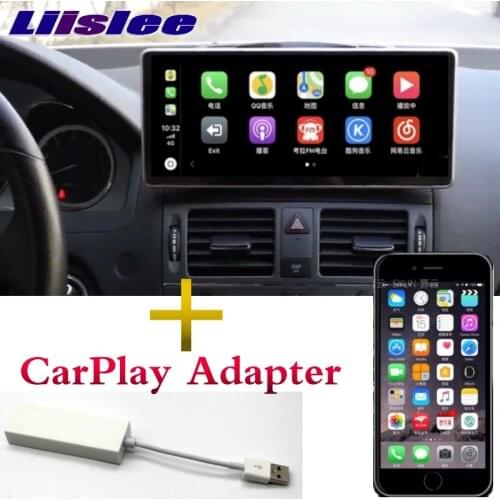 Liandlee Car Multimedia Player NAVI For Mercedes Benz MB C Class W204 2008~2010 CarPlay Adapter Radio Stereo GPS Navigation
