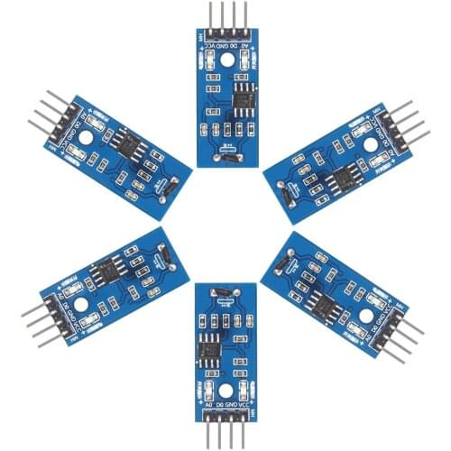 6pcs/lot Hall Sensors Module 3144E Hall Switch Speed Magnetic Ses Speed Counting Sensor Module For Arduino Smart Car
