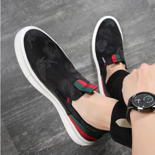 2021 Designer Shoes Men Casual Luxury Brand Italian Men Loafers Slip on Moccasins Breathable Boats Shoes Chaussure Homme
