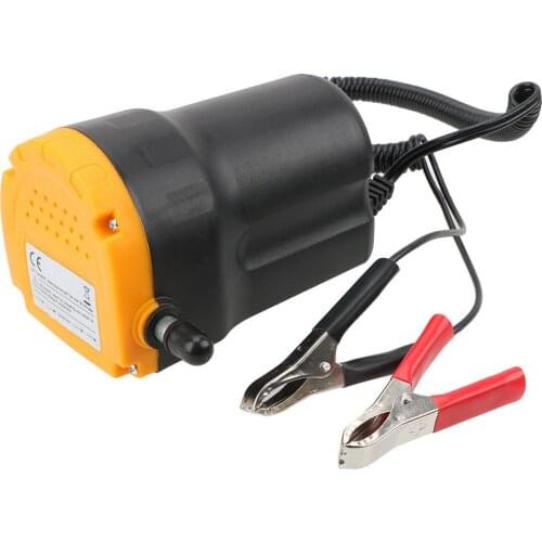 Electric Automatic Exchange Transfer Pump Suction Transfer Pump Oil Fluid Pump Extractor 12V 60W for Auto Car Mot