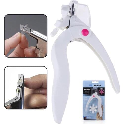 Nail Art Nail Edge Clipper Cutter Acrylic Gel False Tips Manicure Tool False Nails Trimmer