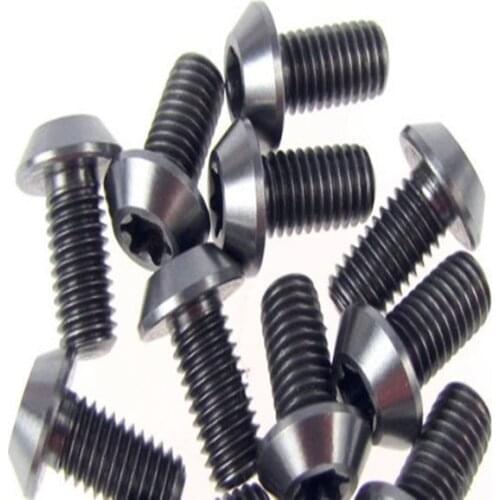 Titan Gr5 Torx titanium screw M4 X 30mm black matt finish,250PCS,free shipping