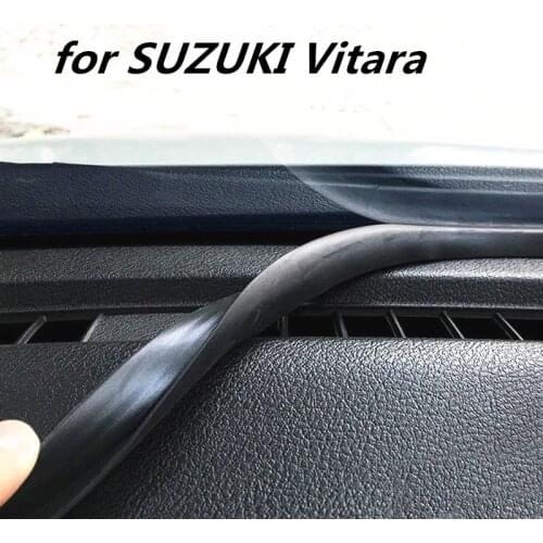 1pc for SUZUKI Vitara 2016-2017 Instrument console Sealing strip Front windshield Glass sound insulation Rubber strip Gap plug