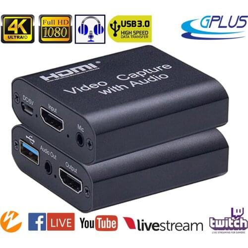 Gplus 4 KVC400 Playstation Xbox Nintendo Video Gamer Capture Card