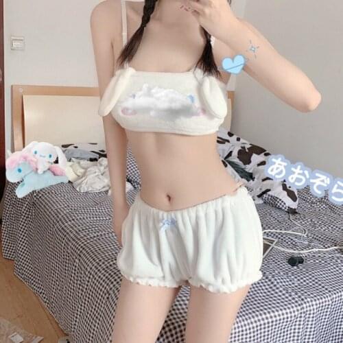 Japanese Kawaii Erotic Student Outfit Short Top Mini Pleated Skirt for Women Sex Lingerie Sexy Cosplay School Girl Costumes