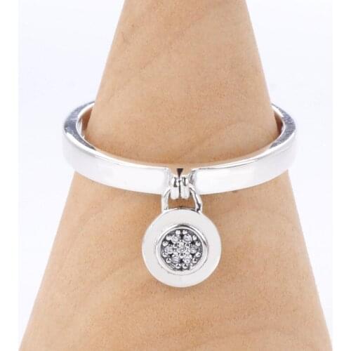 100% 925 Sterling Silver Pan Ring New Classic Personalized Padlock Knuckle Ring For Women Wedding Party Gift Fashion Jewelry