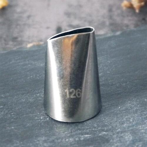 #126 Cake Decorating Rose PetalPastry Nozzles Icing Piping Tips Bakeware Tools Kitchen Accessories Dessert