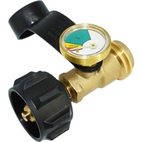2021 New Universal BBQ Gas Propane Pressure Brass Gauge Tank RV Pressure Gauge Level