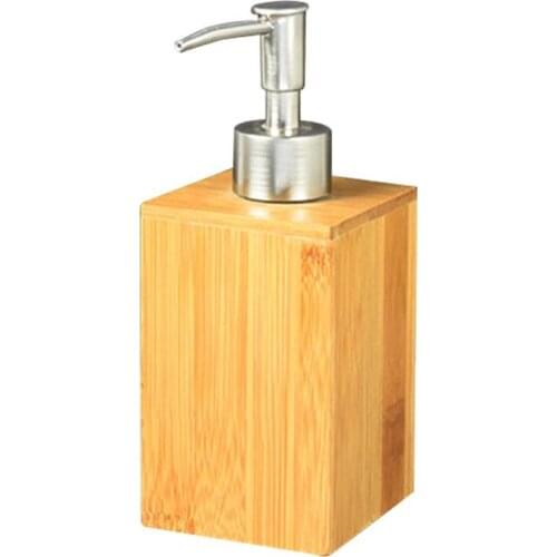 280ML Household Bamboo Soap Dispenser DIY Bathroom Hand Sanitizer Bottle Restaurant Hotel Lotion Bathroom Liquid Soap Dispenser