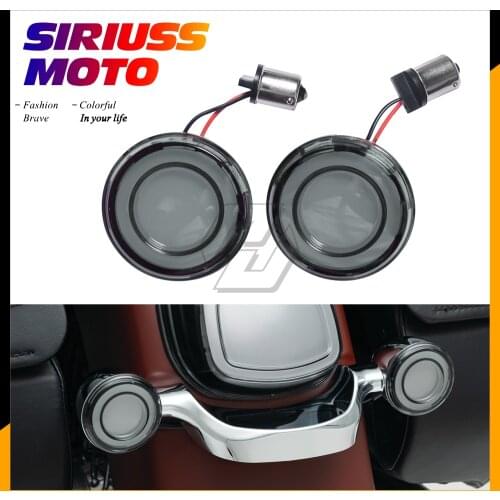 Motorcycle Bullet Style LED Rear Turn Signal Conversions Case for Harley Touring Sportster XL Models 2002-2021