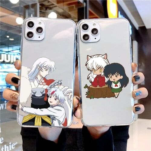 Inuyasha Sesshoumaru Anime Phone Case For Huawei Honor 6 7 8 9 10 10i 20 A C X Lite Pro Play transparent 3D hoesjes pretty
