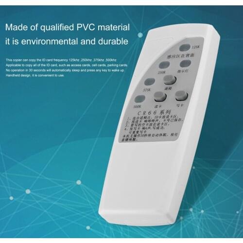 Hot Newest 3 Buttons Copier Duplicator With Light Indicator CR66 Handheld RFID ID Card Duplicator Programmer Reader Writer