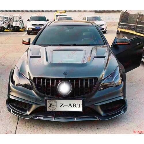 2013-2015 Z-ART For E Coupe carbon fiber engine bonnet for W207 carbon fiber engine cover W207 engine hood