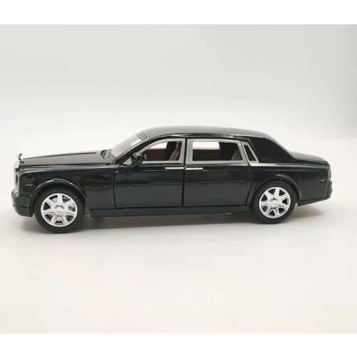 Diecast 1:24 Scale Phantom Alloy Simulation Static Pull Back Model Car Collection Ornaments Gifts Boys Toys