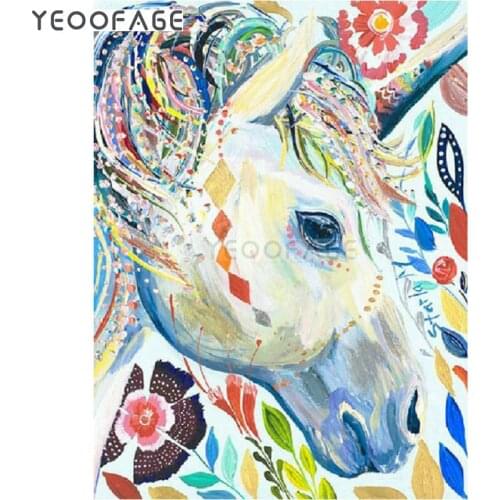 5d diy diamond painting cross stitch kits full diamond embroidery unicorn icons rhinestone picture resin drill mosaic craft