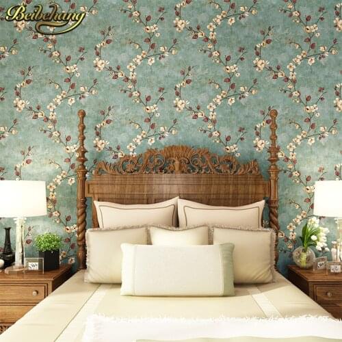 Beibehang Pastoral small flowers mural wallpaper vertical 3D wall paper roll home decor for living room background papel wall
