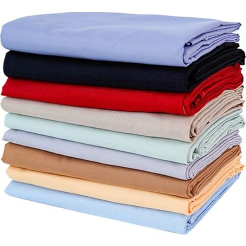 Width 94'' Solid Color Simple Breathable Polyester Fabric By The Yard For Furniture Dust Proof Sofa Curtain Material