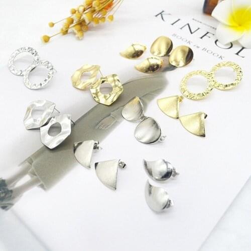 Korean Style Earrings 2021 for Women Aesthetic Irregular Earings Stud Earring Jewellery Accesorios Wholesale Kolczyki