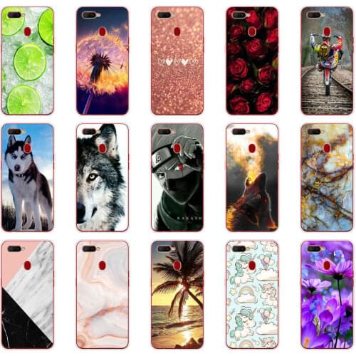 Silicon Case For Oppo A5S Case Painting Soft TPU Back Phone Cover For OPPO A5S OPPOA5S 6.2" full Protective Coque Bumper