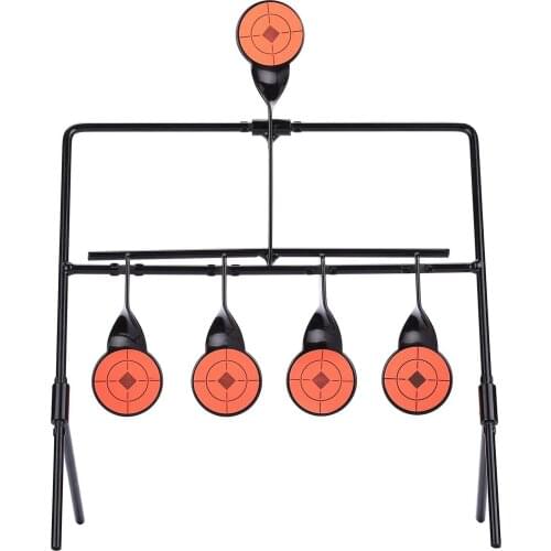 Wind Chimes WST Shooting Targets Steel Automatic Reset Rotating Tactical Airsoft Hunting Outdoor Military Shooting