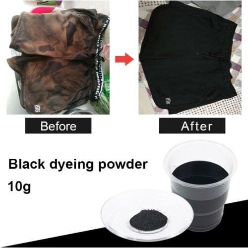10g Black Paint for Fabric Dye Clothes Pants Clothing Refurbished Cotton Feather Bamboo Acrylic Tinte Ropa