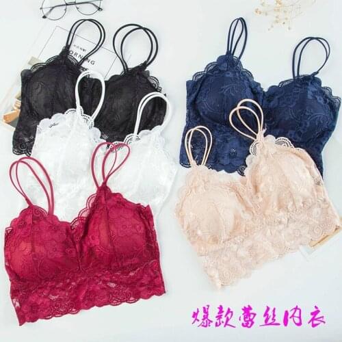 3D Sexy Lingerie Seamless Sport Bra Top Bra Push Up Bralette Brassiere Women Underwear lace back sun flower girl students