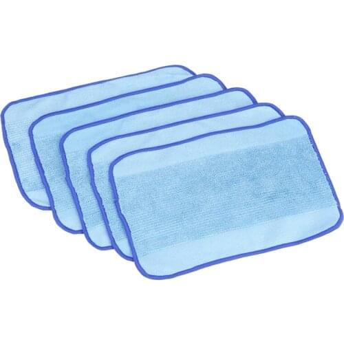5-pack Wet Microfiber Mopping Cloths Washable&Reusable Mop Pads Fits for iRobot Braava 380 380t 320 321 Mint 4200 4205 5200 5200