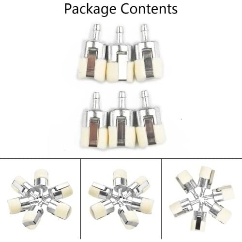 6x Fuel Filter Fit For Echo 13120507320 Chainsaw Brushcutter Blower 125-527 New Tool Parts 125-527-1 Tools Accessories