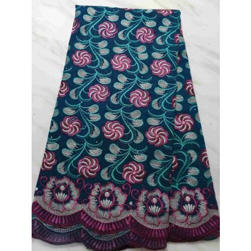 African dry cotton lace fabric 2021 high quality embroidered lace Swiss Voile lace Swiss Voile lace in Switzerland PL11566