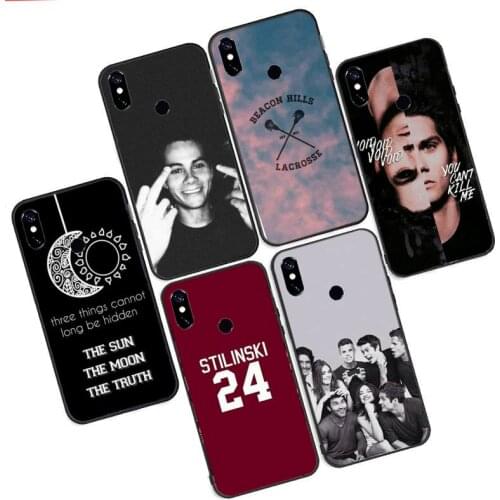Dylan O'Brien Teen Wolf Phone Case For Xiaomi Redmi 4x 5 plus 6A 7 7A 8 mi8 8lite 9 note 4 5 7 8 pro