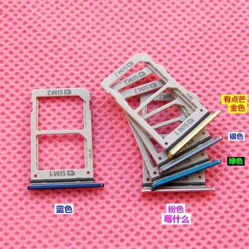 Sim Tray Holder For Samsung Galaxy G887F A8s G8870 SIM Card Tray Slot Holder Adapter Socket Repair Parts