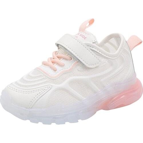 Childrens Breathable Air Mesh Sneakers 2021 Summer Kids Soft Sole Shoes Children Casual Shoes Non-slip Running Shoes Student