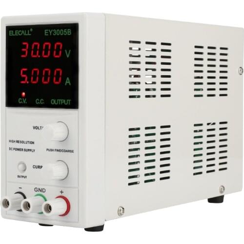 ELECALL EY3005B High Resolution DC power supply Voltage regulators Power regulation Adjustable