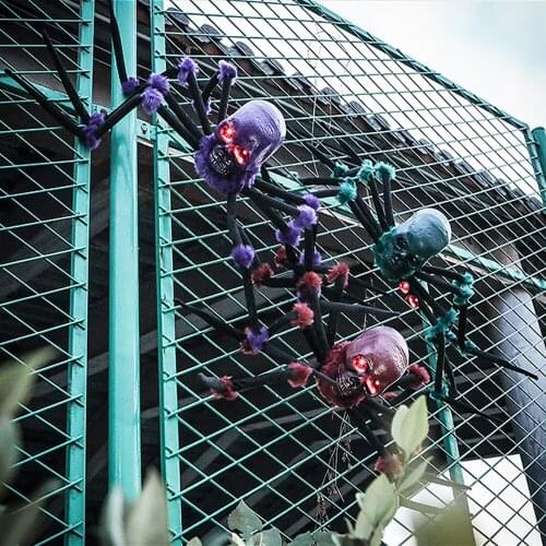Electric Remote Control Spider Horror Plush Simulation Spider Infrared Spider， Toy Funny Toy Christmas Halloween Animal Toy Gift