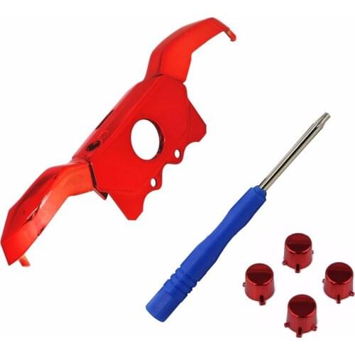 Chrome LBRB Bumpers Triggers&Middle Parts Replacement LBRB&Chrome ABXY for Xbox One Elite&Xbox One Controllers with 3.5mm Jack