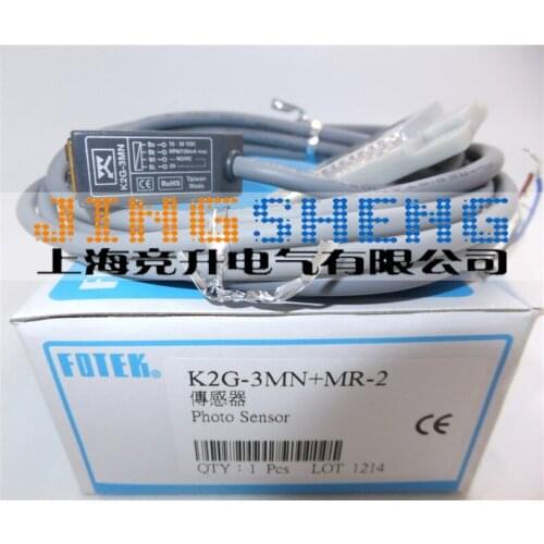 K2G-3MN+MR-2 FOTEK Retro-reflective Compact Standard Photo-electric Sensor New & Original Photoelectric Switch Sensor