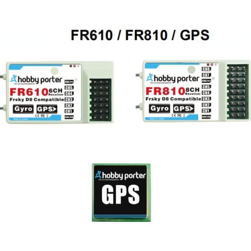 Hobby Porter FR810 8CH Advanced Fixed Wing Flight Controller with GPS Frsky Compatible Receiver Built In for RC Airplane