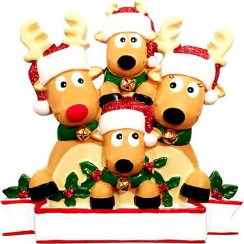 Elk Christmas Hanging Pendant Different Quantity Fawn Pendant Christmas Decoration Pendant Home Elk Pendant Ornament abc212